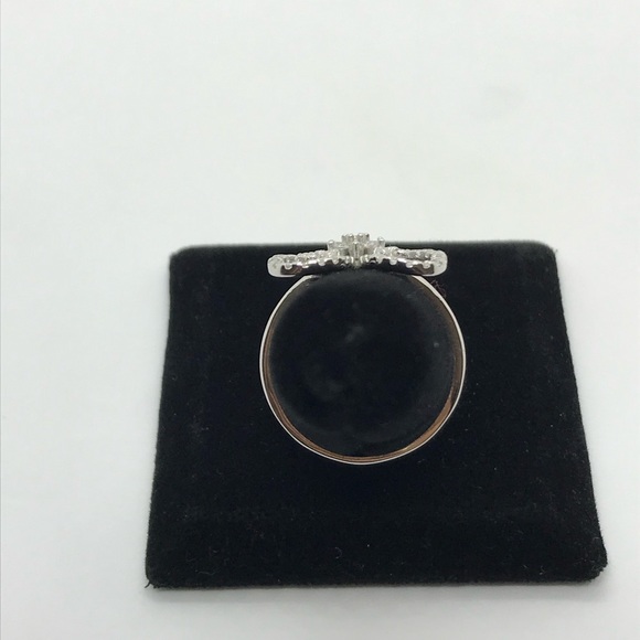 925 sterling silver butterfly 🦋 cz ring - Picture 6 of 10